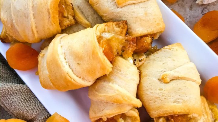 Air Fryer Garlic Cheese Stuffed Crescent Rolls Recipe - Simply Stacie