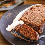 Gingerbread cake with cream cheese icing recipe