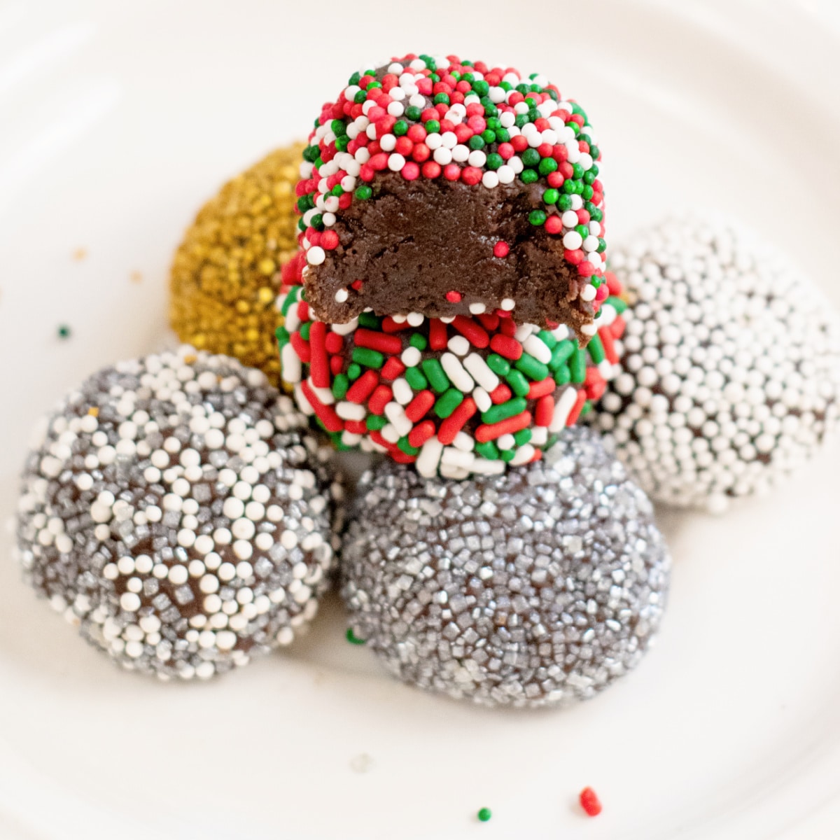 christmas brownie truffles recipe