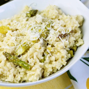 Asparagus Risotto with Lemon Slow Cooker Recipe