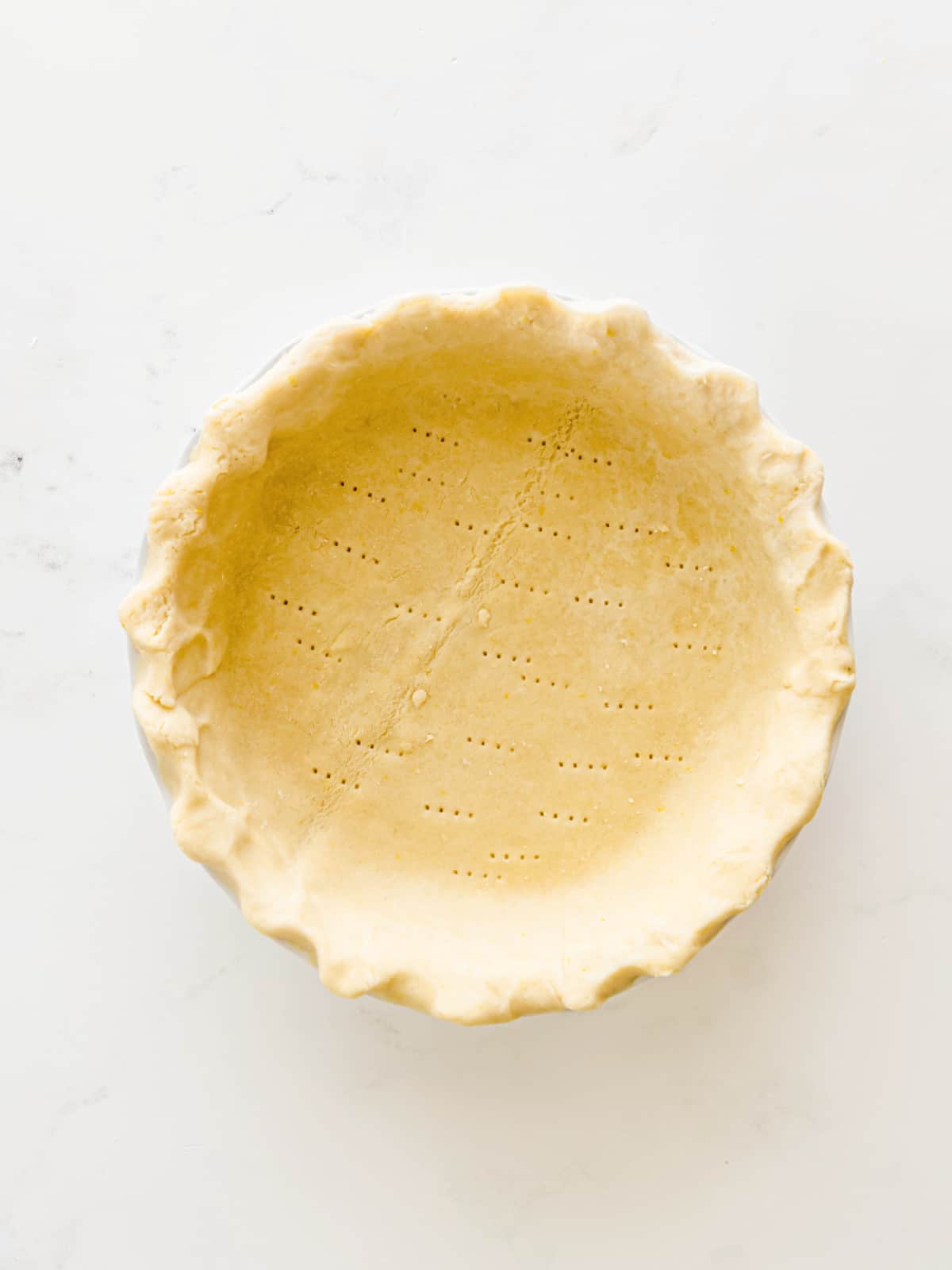 pie crust in pie plate