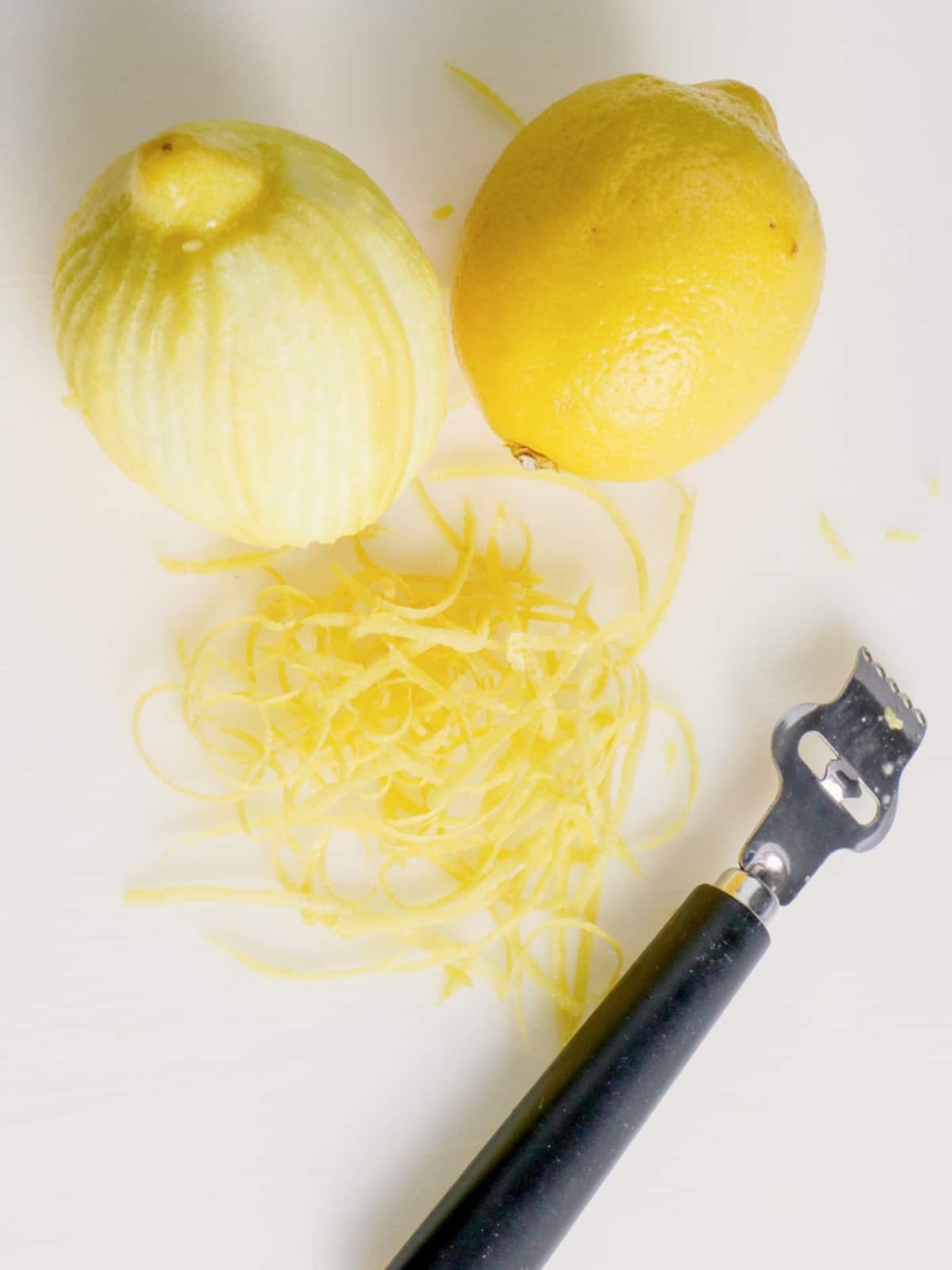 zest the lemons