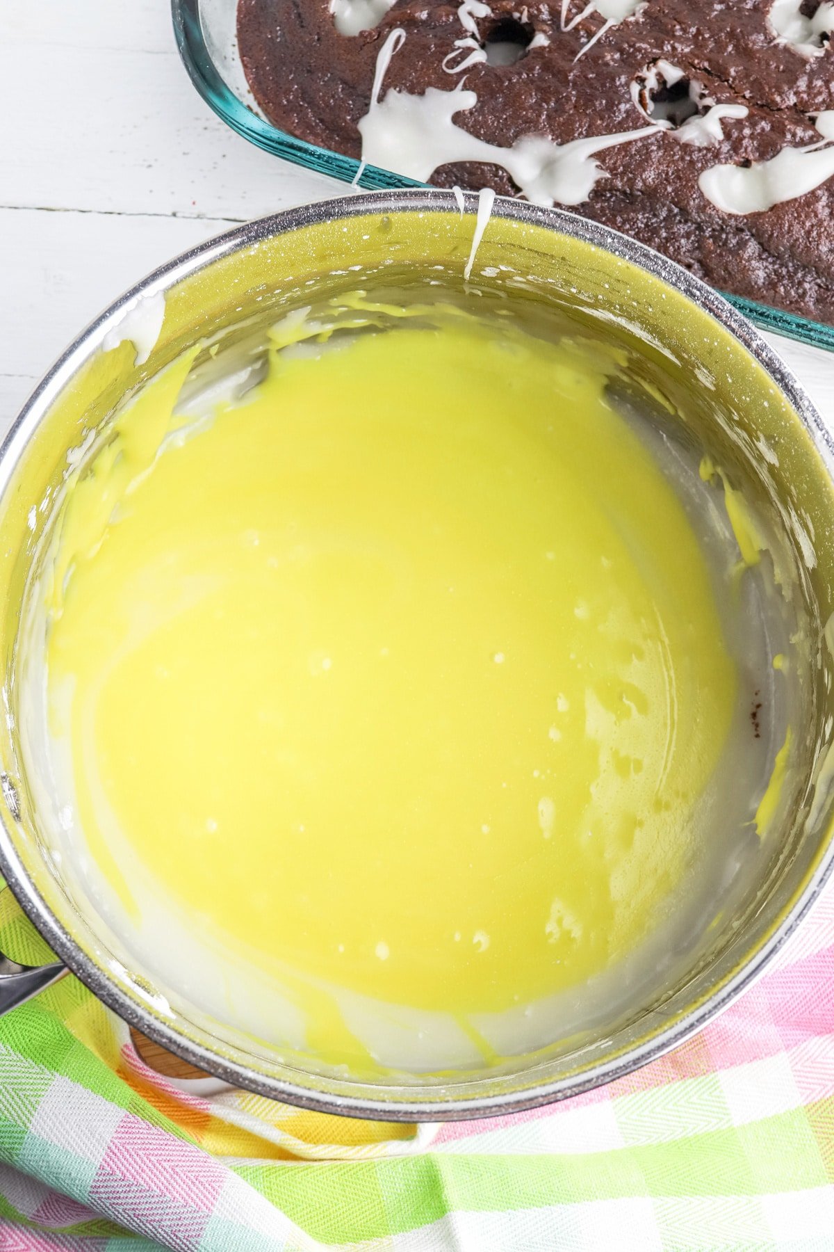 Add yellow food coloring