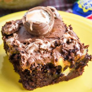 Cadbury Creme Egg Poke Cake Recipe