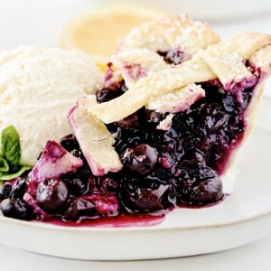 Fresh Maine Blueberry Pie recipe