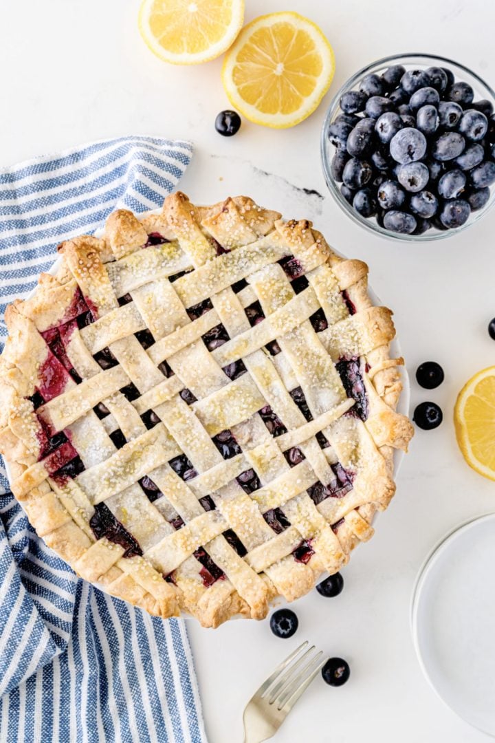 Maine Blueberry Pie Recipe - Just is a Four Letter Word