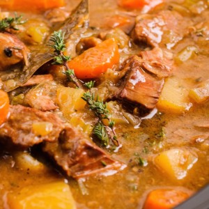 Slow cooker Guinness beef stew recipe