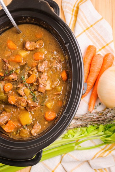 Slow Cooker Beef and Guinness Stew - Just is a Four Letter Word
