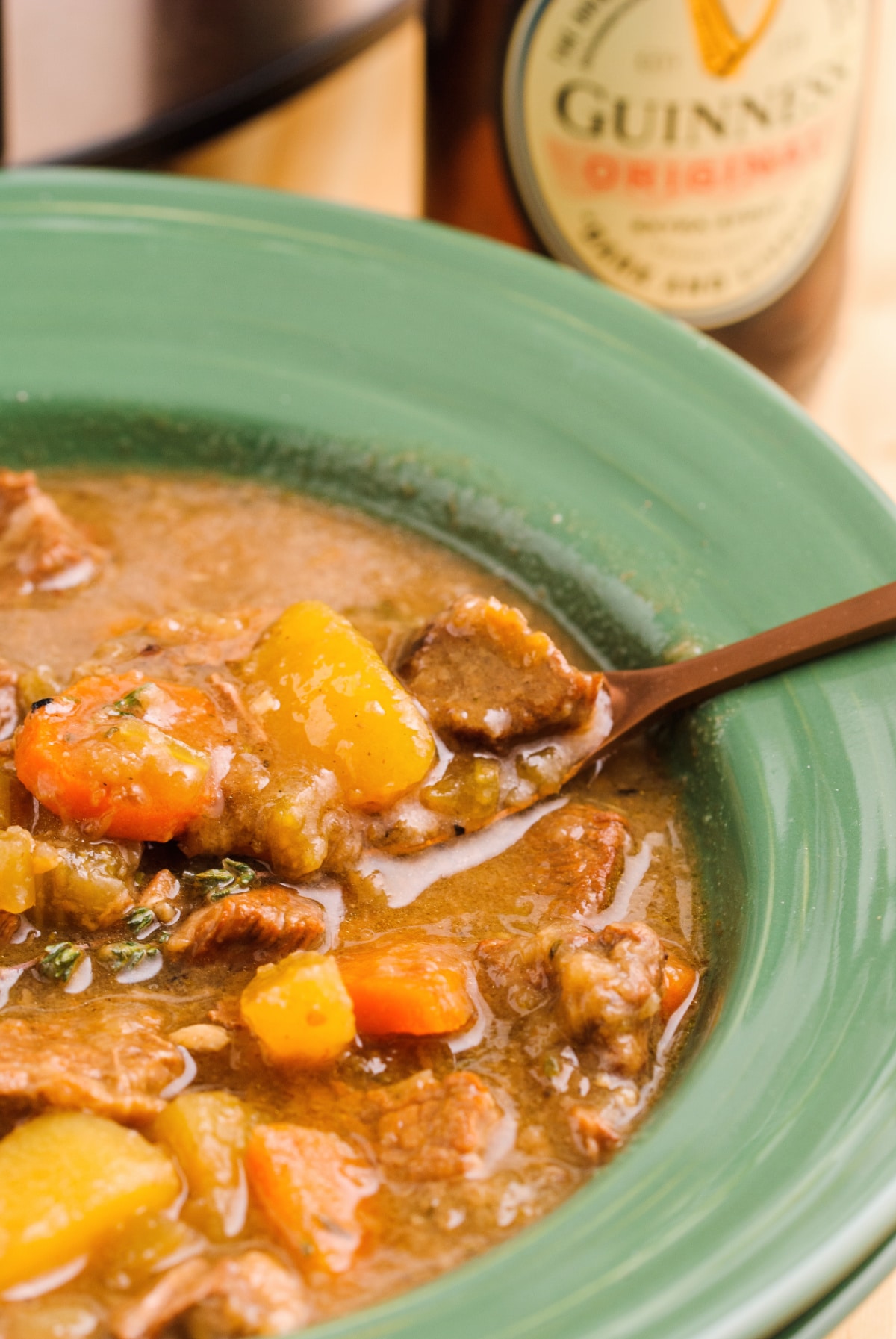 Slow cooker Guinness beef stew