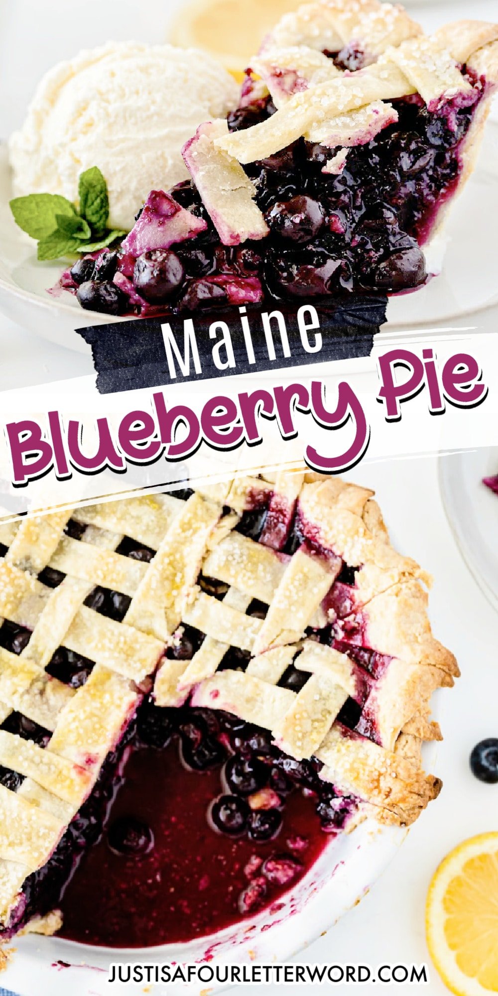 Maine Blueberry Pie Recipe Just Is A Four Letter Word