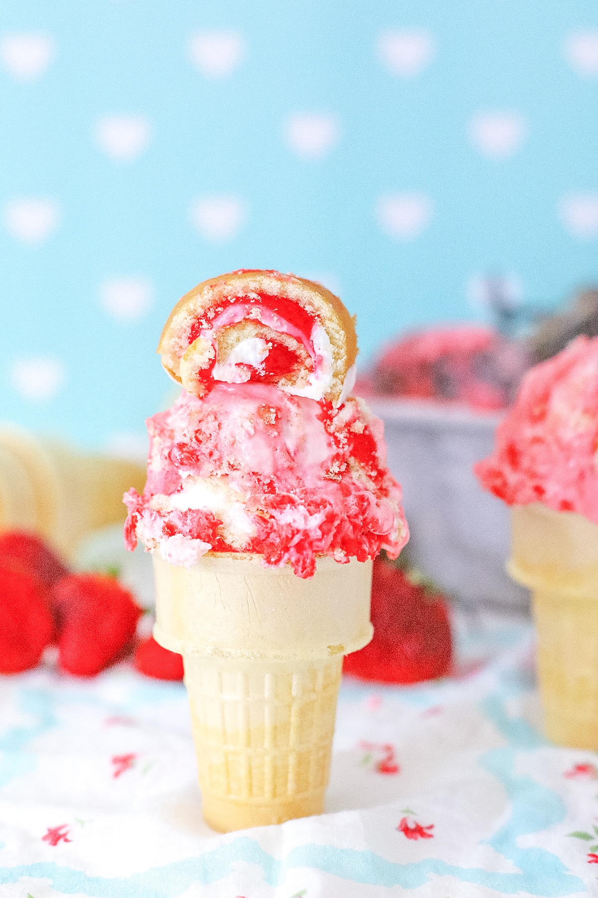 Little Debbie Strawberry Shortcake Ice Cream Cones