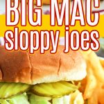 big mac sloppy joes pin