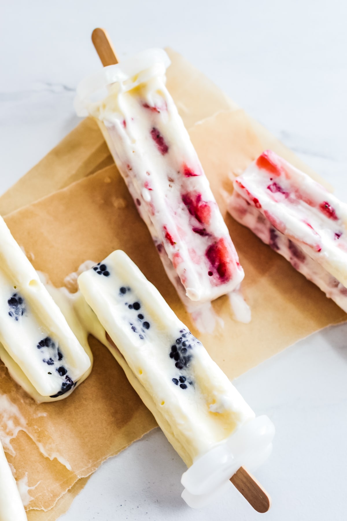 Berry Cheesecake Pops Ready to eat