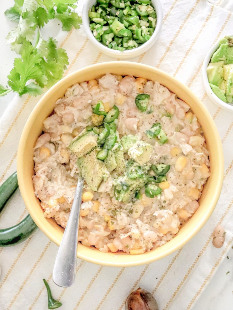 Instant Pot White Chicken Chili - Just is a Four Letter Word