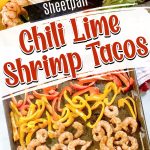 chili lime sheetpan shrimp tacos