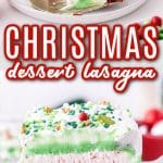 dessert Christmas lasagna pin