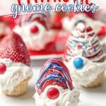 patriotic gnome cookies pin image