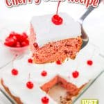 Cherry Cake Recipe Pin