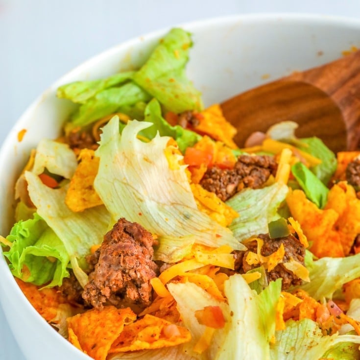 Dorito Taco Salad And Ranch Dressing - Just Is A Four Letter Word