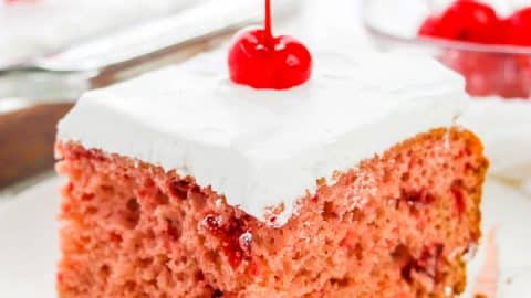 Chocolate Cherry cake is a tender and moist cake bursting with chocolate.