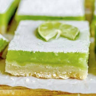 Lime shortbread bars recipe