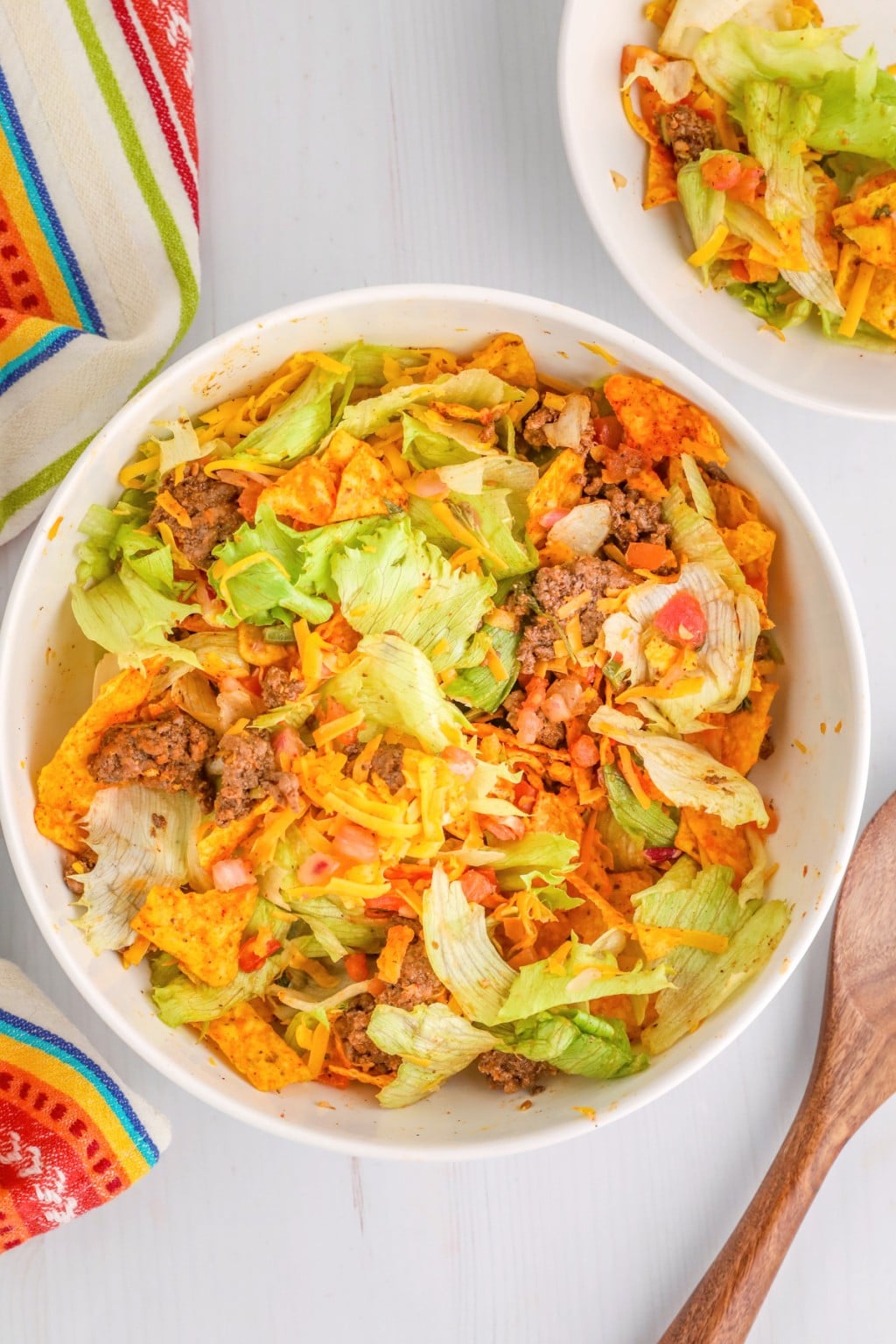 Dorito Taco Salad and Ranch Dressing - Just is a Four Letter Word