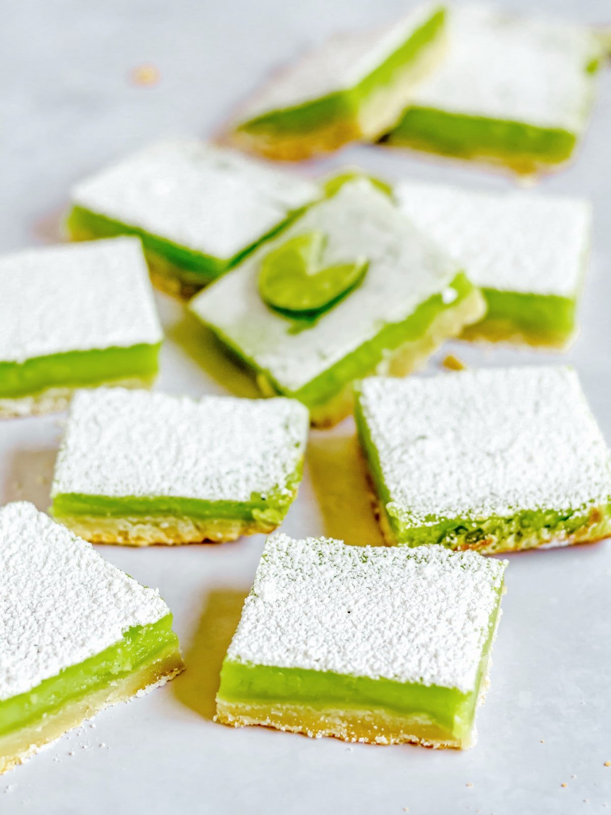 lime shortbread cookie bars