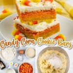 candy corn cookie bars share image