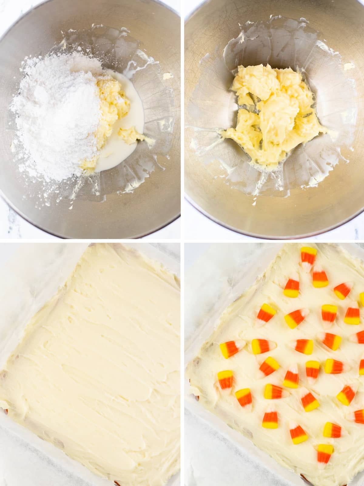 candy corn cookie frosting