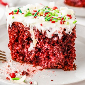 Red Velvet Poke Cake RECIPE