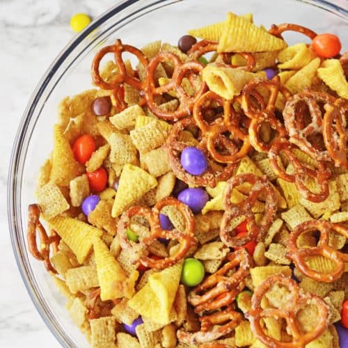 Buttered Halloween Chex Mix - Just is a Four Letter Word