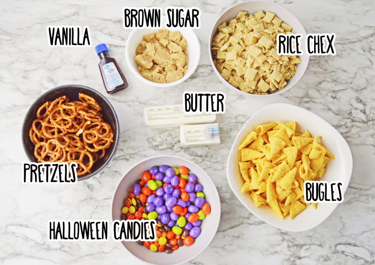 ingredients for party mix