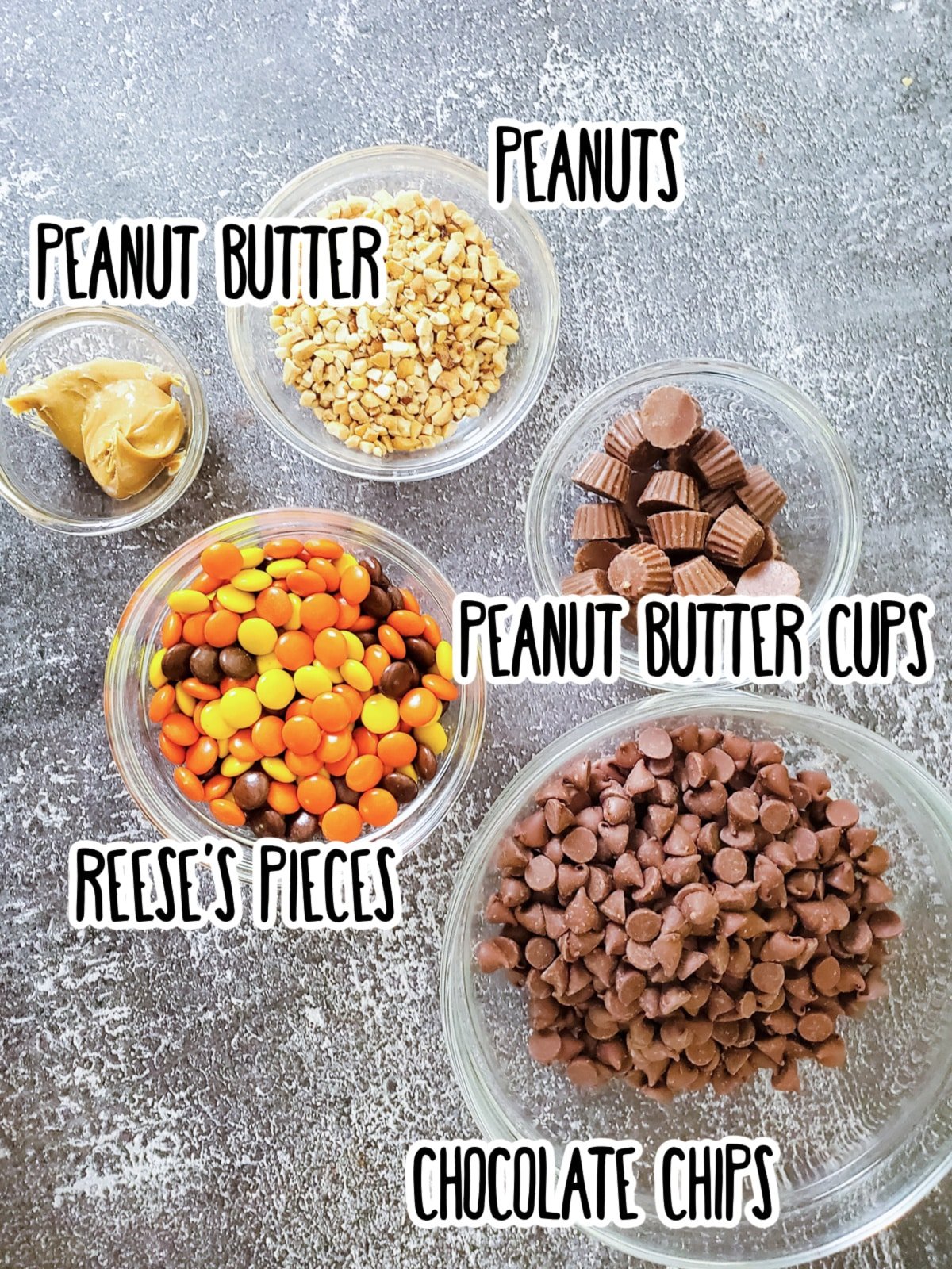 peanut butter chocolate bark ingredients
