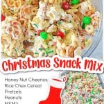 Christmas party snack mix