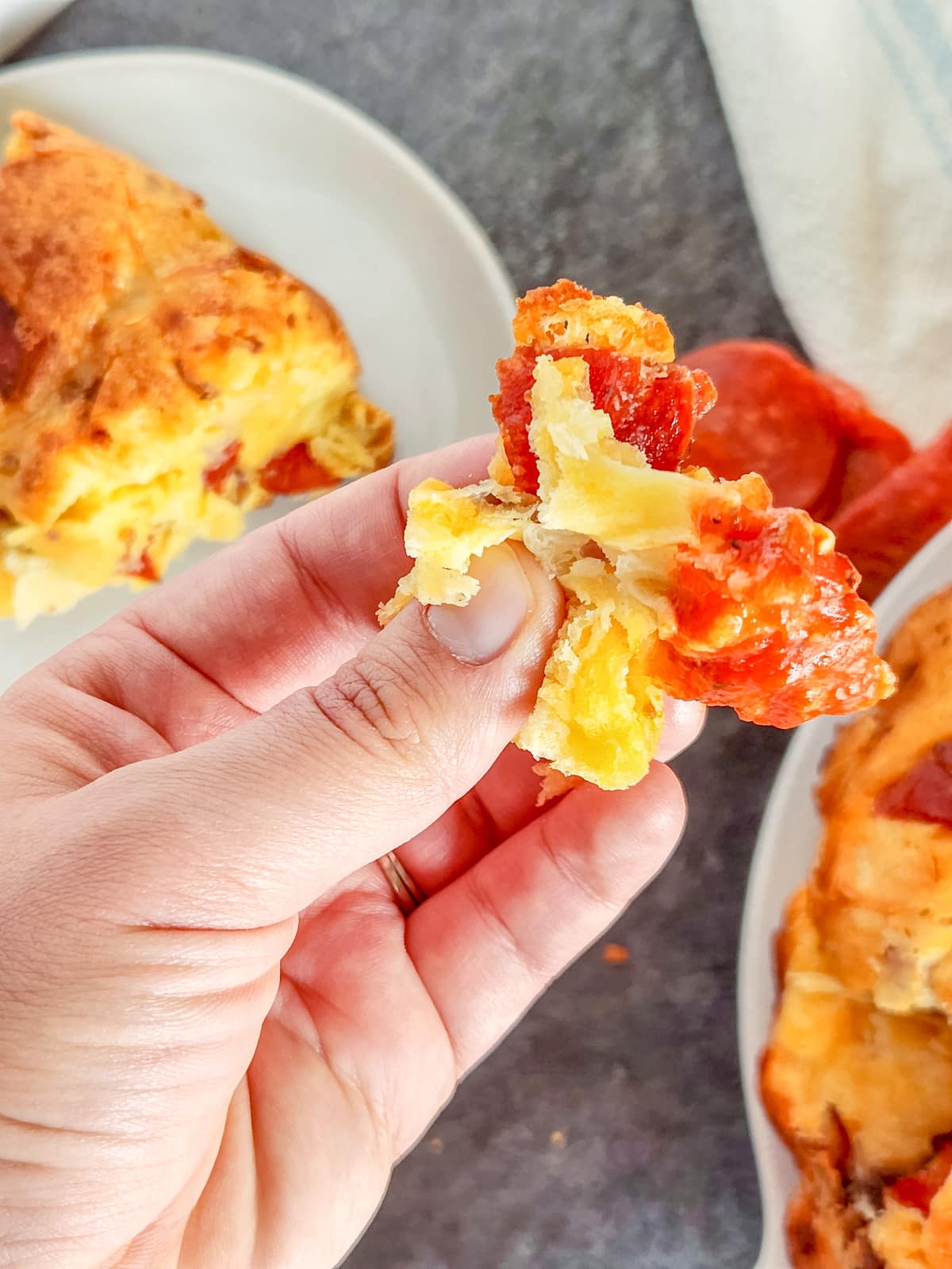 pizza pull apart bread with sauce