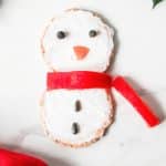 cheese and cracker snowman recipe