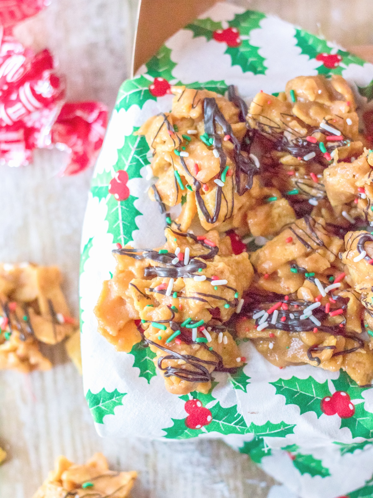 corn chip candy clusters