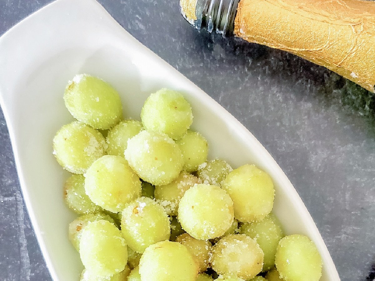 frozen Champagne grapes recipe