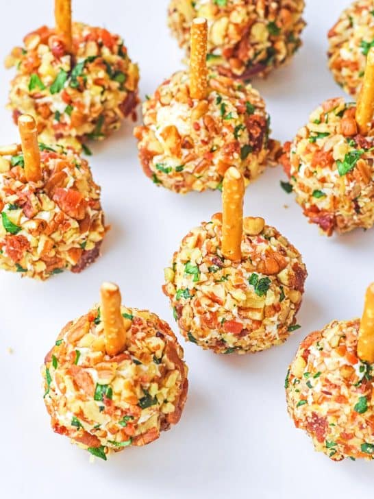 Mini Cheese Balls Appetizer - Just is a Four Letter Word