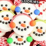 oreo snowman cookies