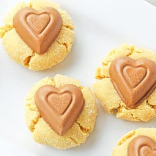 Bisquick Peanut Butter Heart Blossom Cookie Recipe