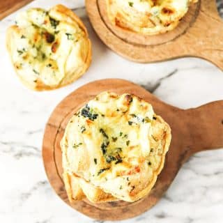 baked spinach cups recipe