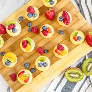 Mini Cookie Cup Fruit Tarts recipe