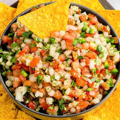 Easy Pico de Gallo - Just is a Four Letter Word