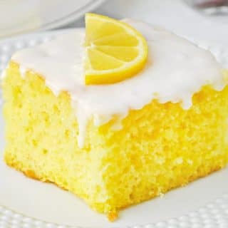 Lemon poke cake recipe