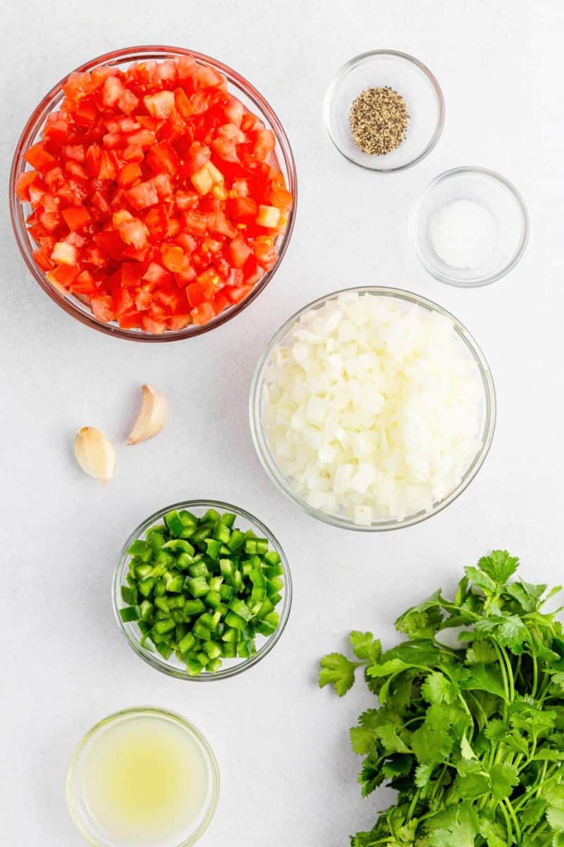 Easy Pico de Gallo Just is a Four Letter Word