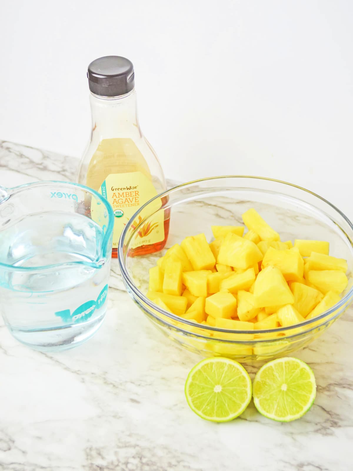 Pineapple agua fresca ingredients
