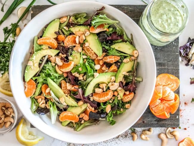 Spring Salad with cashews