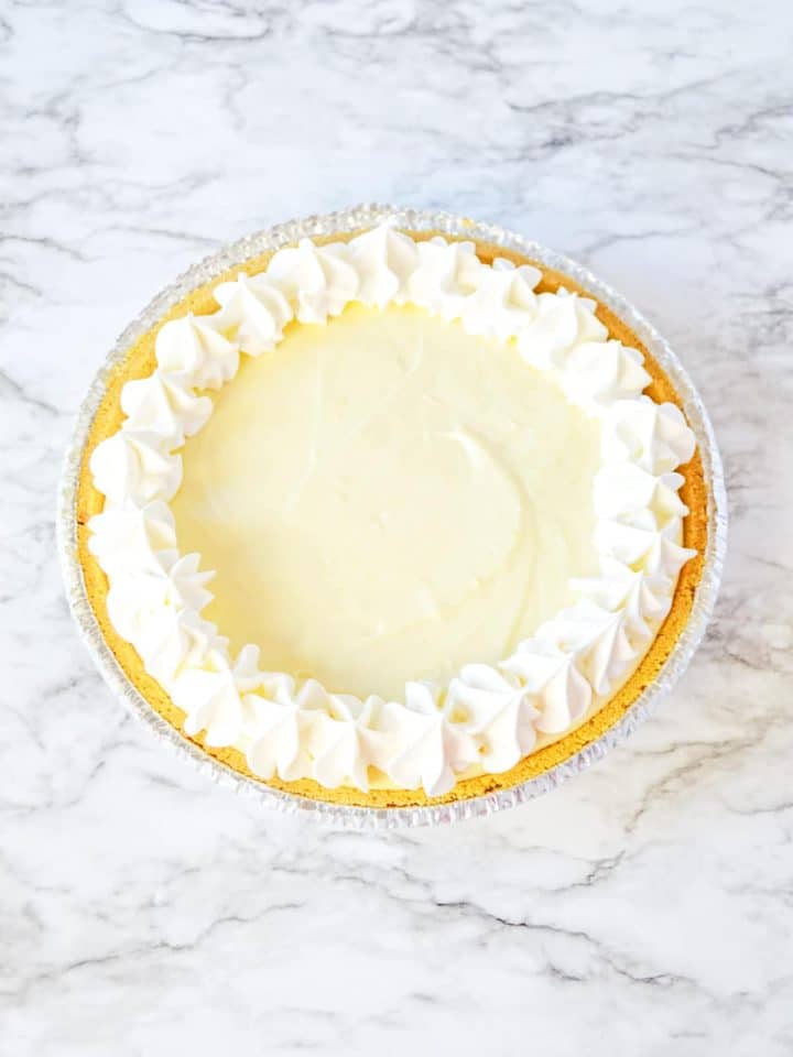 Lemon Pie with Graham Cracker Crust - Just is a Four Letter Word