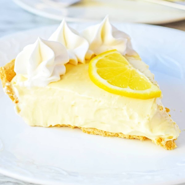 Lemon Pie with Graham Cracker Crust - Just is a Four Letter Word